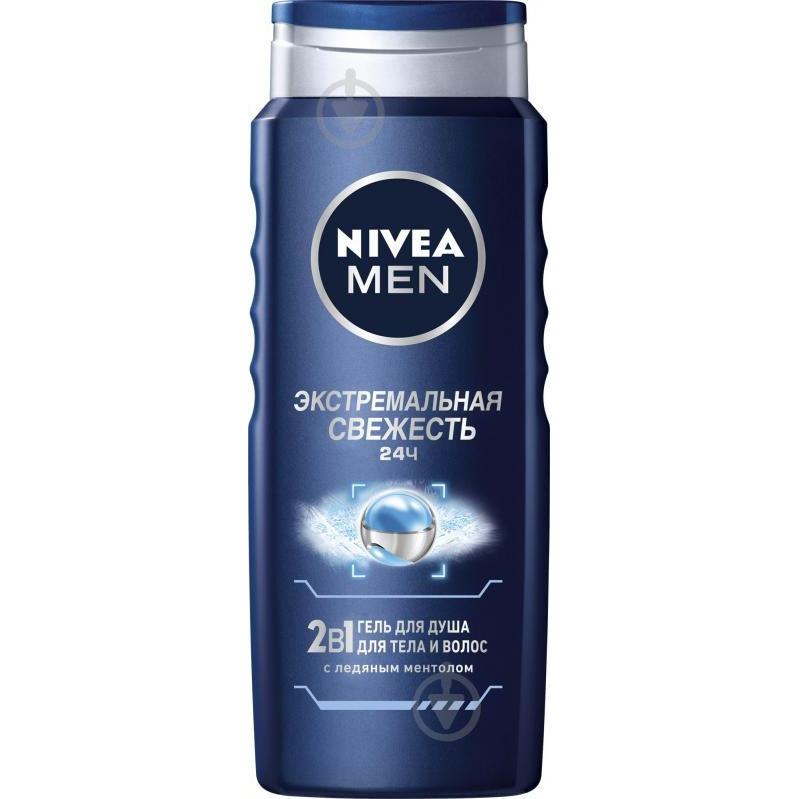 Nivea Гель-шампунь  MEN Екстримальна свіжість 500 мл (81063) - зображення 1