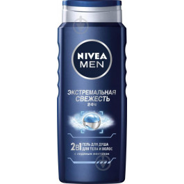   Nivea Гель-шампунь  MEN Екстримальна свіжість 500 мл (81063)