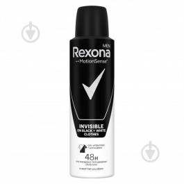   Rexona Антиперспірант для чоловіків  Невидимий на чорному та білому 150 мл