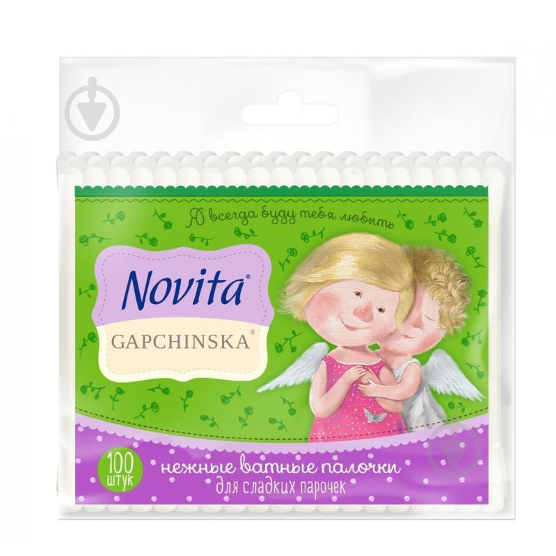 Novita Ватные палочки  Gapchinska 100 шт. (мягкая) (4823071629569) - зображення 1