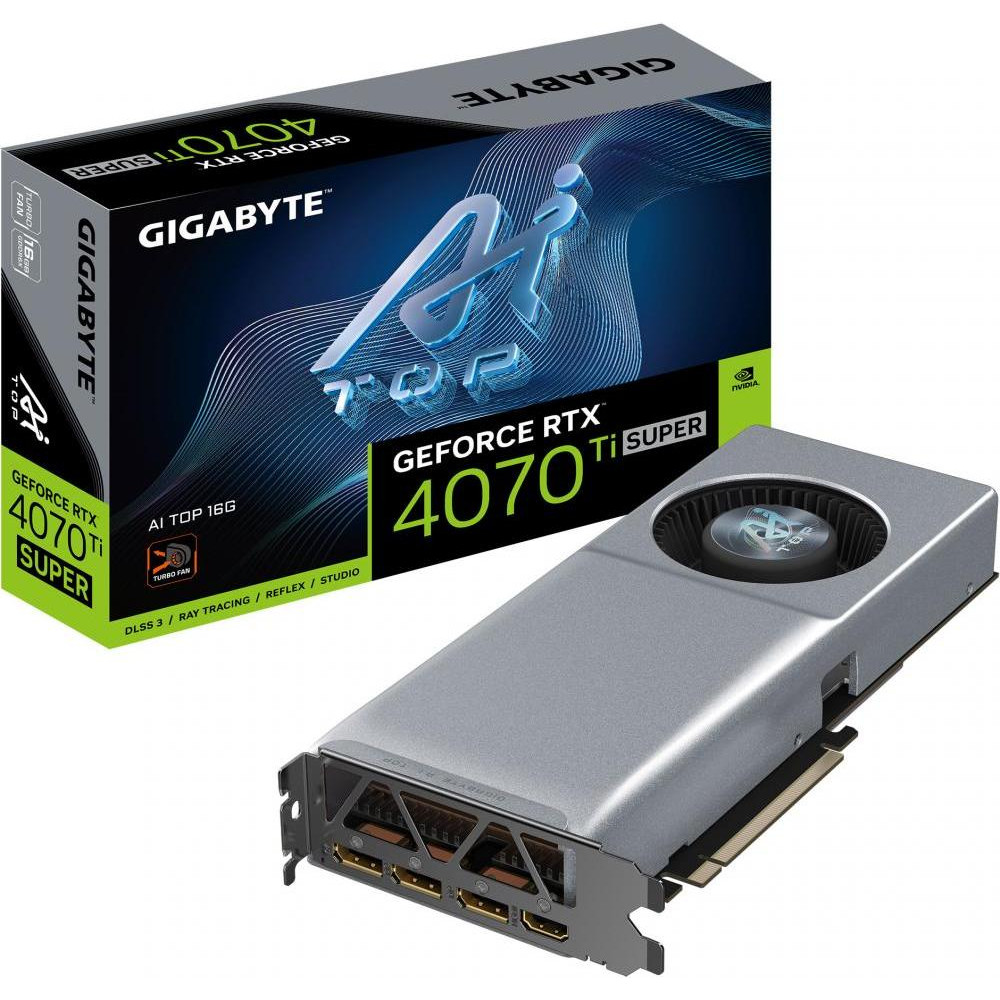 GIGABYTE GeForce RTX 4070 Ti Super AI Top 16G (GV-N407TSAI TOP-16GD) - зображення 1