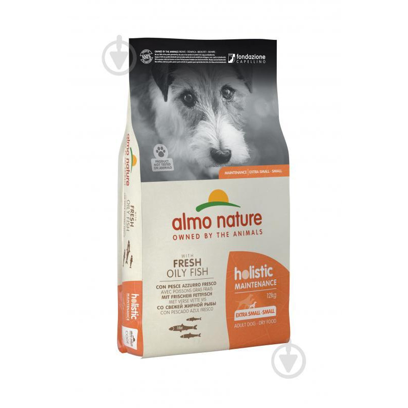 Almo Nature Holistic With Fresh Meat Mini Small Adult Fich 12 кг (8001154122633) - зображення 1