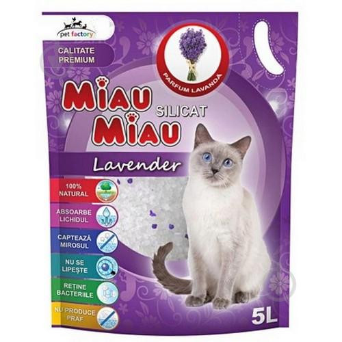 Pet Factory Miau Miau Лаванда 5 л (5949060205930) - зображення 1