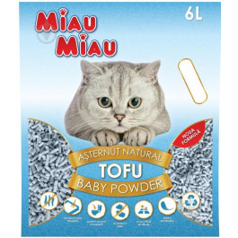   Pet Factory Miau Miau Тофу Дитяча пудра 6 л (5949060213461)