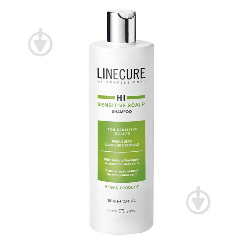 HIPERTIN Шампунь для чутливої шкіри голови  Linecure Vegan Sensitive Scalp 300 мл (8430190046786) - зображення 1