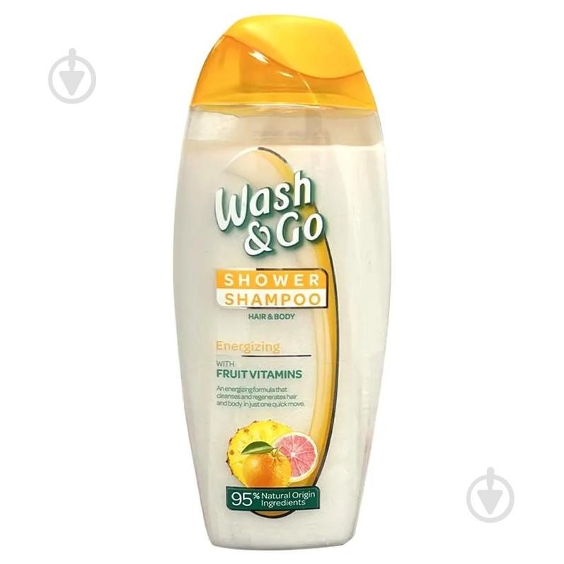 Wash&Go Шампунь  2 в 1 Енергія вітамінів фруктів 250 мл (8008970053127) - зображення 1