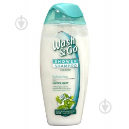   Wash&Go Шампунь  2 в 1 Захист шкіри з морськими мінералами 250 мл (8008970053141)