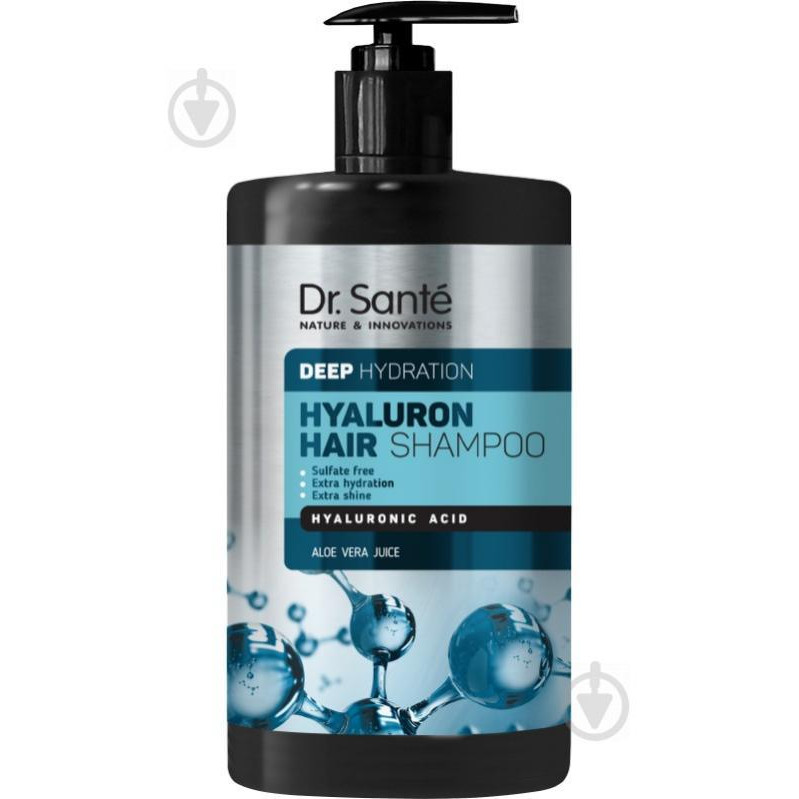 Dr. Sante Шампунь  Hyaluron Hair Deep hydration 1 л (8588006040210) - зображення 1