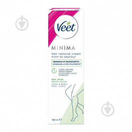 Veet Крем для депіляції  Minima з Екстрактом огірка та Листям шавлії для сухої шкіри 100 мл (500014698033