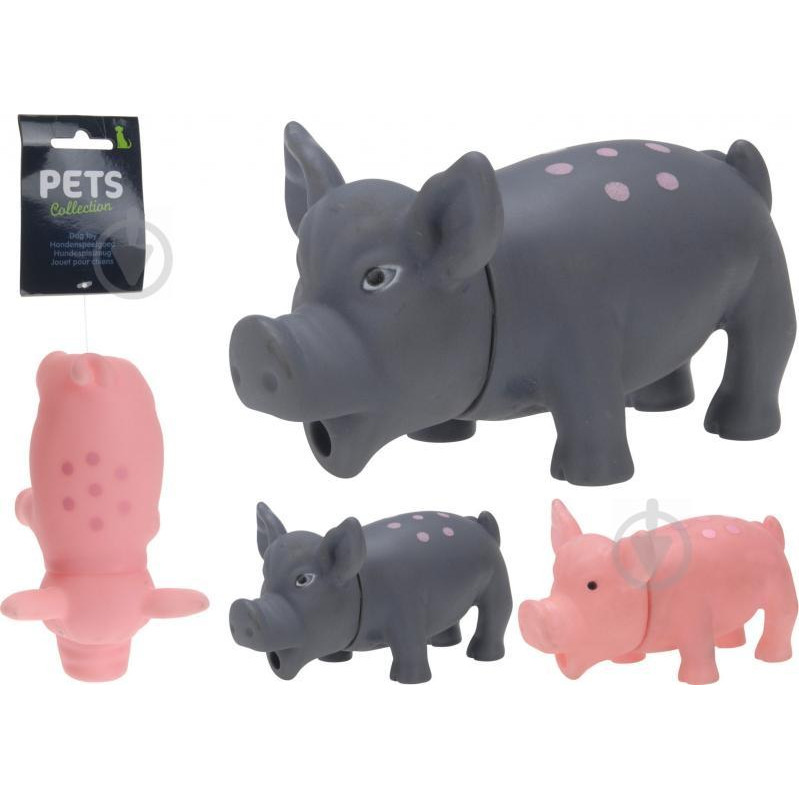 Koopman International Dogs Collection Pig – Игрушка Свинка для собак 15,5х9х9 см - зображення 1