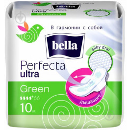   Bella Прокладки гігієнічні  Perfecta Ultra Green normal 10 шт.