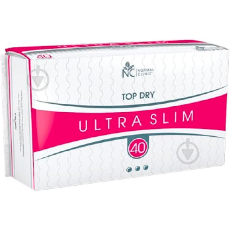 NORMAL Clinic Прокладки гигиенические  Slim top dry light 40 шт. (3800213310043) - зображення 1