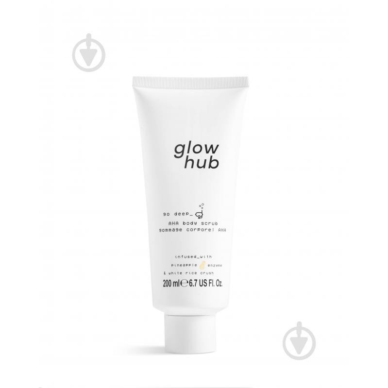 Glow Hub Скраб для тіла  Go Deep AHA Body Scrub з AHA-кислотами 200 мл (5019607255855) - зображення 1