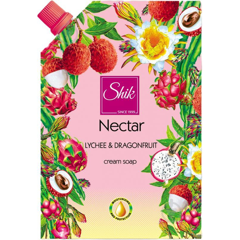 Шик Мыло жидкое  Nectar Личи и питахайя запаска 460мл (4820023365391) - зображення 1