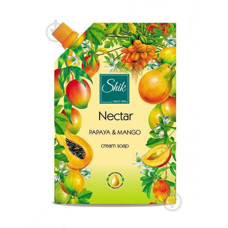 Шик Мыло жидкое  Nectar Папайя и манго запаска 460мл (4820023365872) - зображення 1