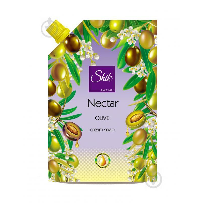 Шик Мыло жидкое  Nectar Оливковое запаска 460мл (4820023367944) - зображення 1