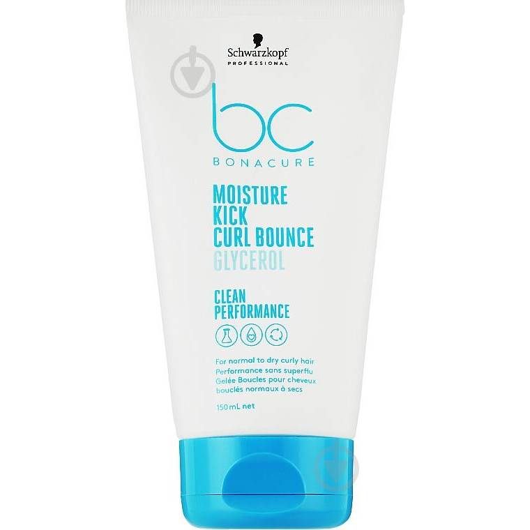 Schwarzkopf Крем для зволоження хвилястого і кучерявого волосся  BC Bonacure Moisture Kick 150 мл (4045787726916 - зображення 1