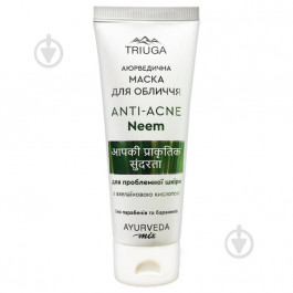   Triuga Herbal Маска для лица  Anti-Acne Neem Аюрведическая для проблемной кожи 75 мл (4820164641576)