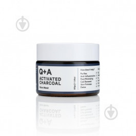   Q+A - Маска для обличчя з активованим вугіллям - Activated Charcoal - Face Mask - 50ml