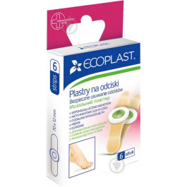   Ecoplast Лейкопластир  для видалення сухих мозолів 70х12 мм стерильні 6 шт.