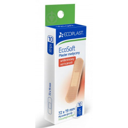   Ecoplast Пластир  EcoSoft 72 x 19 мм стерильні 10 шт.