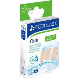   Ecoplast Лейкопластир Clear 72х19 мм, 72х25 мм, 72х38 мм нестерильні 19 шт. (4751028532313)