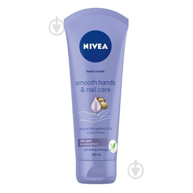 Nivea Крем для рук  Smooth hands & nail care 100 мл (42417729) - зображення 1