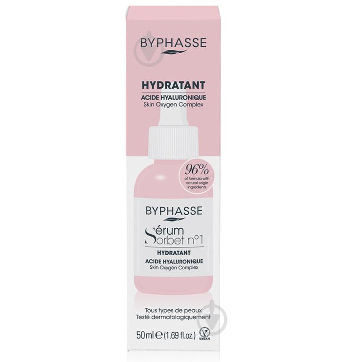 Byphasse Sorbet Serum Moisturizing №1 Зволожуюча сироватка 50 мл - зображення 1