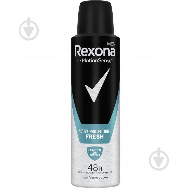 Rexona Дезодорант-антиперспирант  Men Motionsense Антибактериальная свежесть 150 мл (8710908760044) - зображення 1