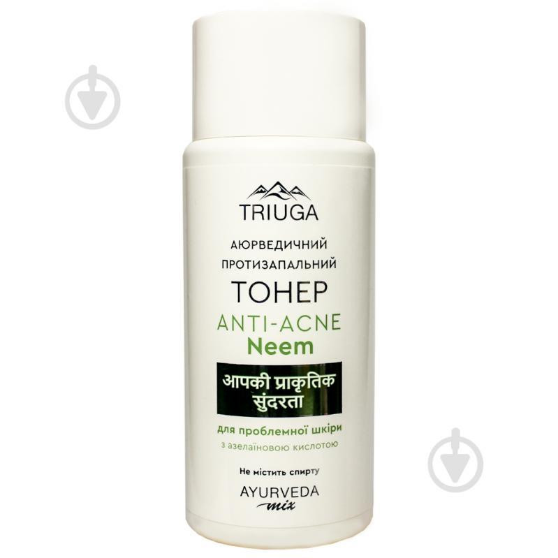 Triuga Herbal Тонер  Anti-Acne Neem Аюрведический Противовоспалительный для проблемной кожи 200 мл (4820164641613) - зображення 1