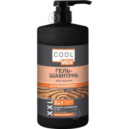   Cool Men Гель-шампунь  Ultraenergy + Sport 1000 мл (4823015941634)