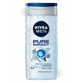   Nivea Гель для душа  MEN Заряд чистоты 250 мл (80892)