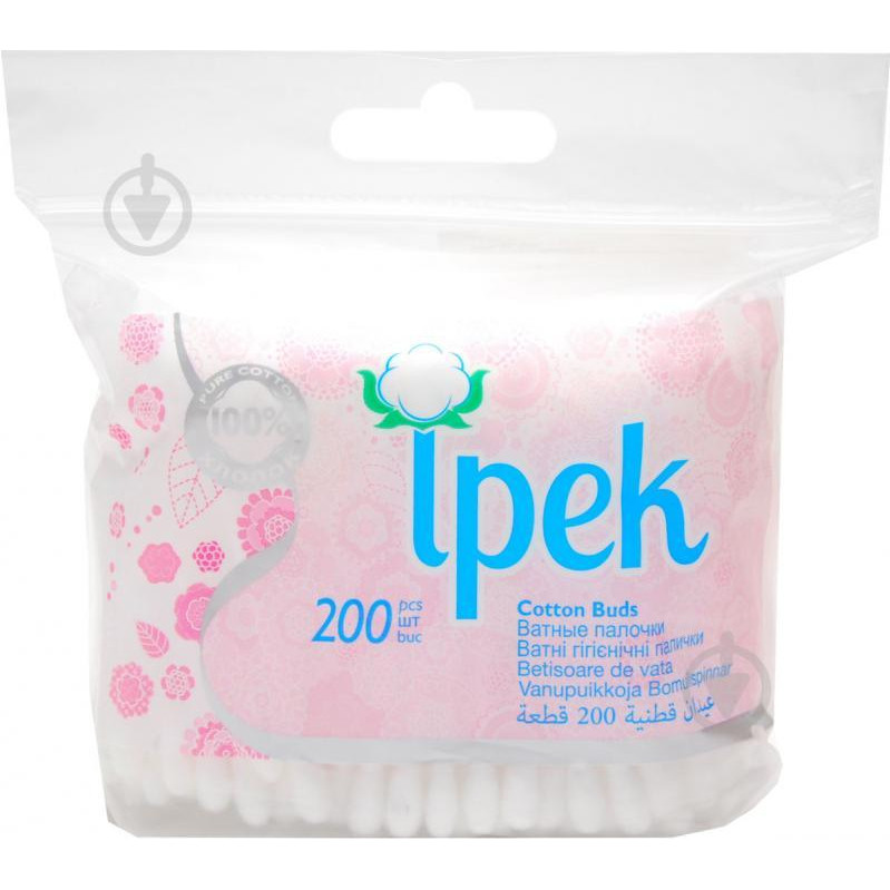 Ipek . Ватные палочки  100 шт (8691275000219) (000264) - зображення 1