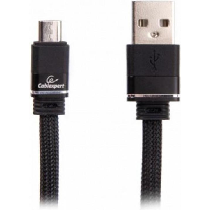 Cablexpert USB For MicroUSB 1M Black (CCPB-M-USB-10BK) - зображення 1