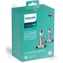   Philips H4 Ultinon Pro9000 +250% (11342U90CWX2)