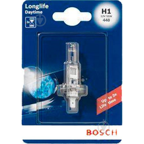 Bosch H1 Longlife Daytime 12V 55W (1987301051) - зображення 1