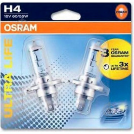   Osram H4 Ultra Life 12V 60/55W (64193ULT-02B)