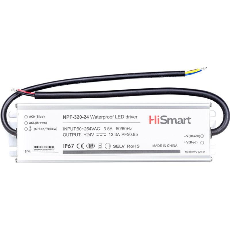 HiSmart 24V 13.3A 320W PFC IP67 (NPF-320-24) - зображення 1