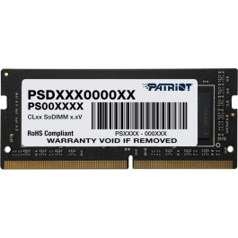   PATRIOT 16 GB SO-DIMM DDR4 2666 MHz (PSD416G266681S)