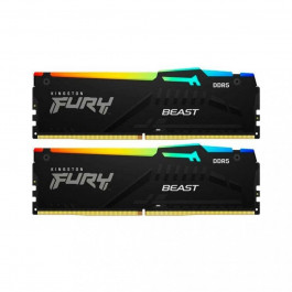   Kingston FURY 16 GB (2x8GB) DDR5 6000 MHz Beast RGB (KF560C36BBEAK2-16)