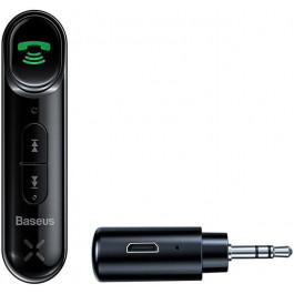   Baseus Qiyin AUX Car Bluetooth Receiver Black (WXQY-01)