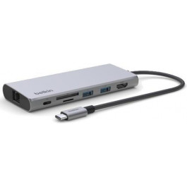   Belkin USB-C 7-in-1 Multiport Adapter (INC009BTSGY)