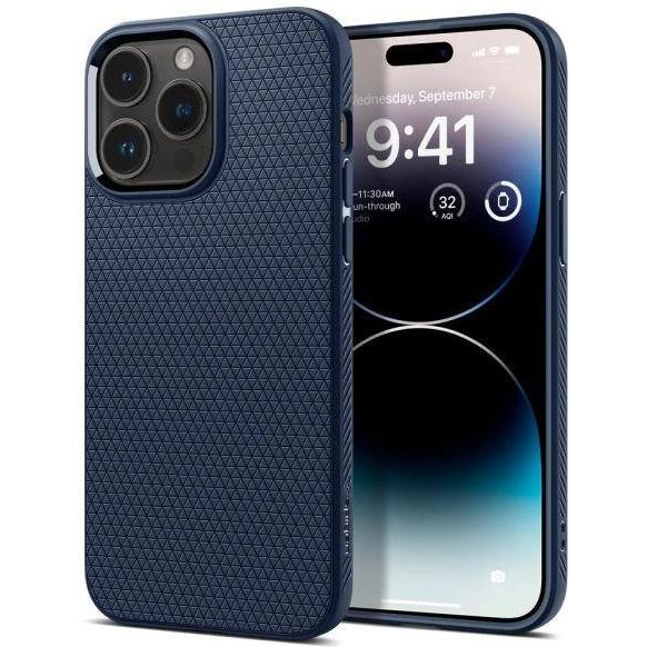 Spigen iPhone 14 Pro Liquid Air Navy Blue (ACS04958) - зображення 1