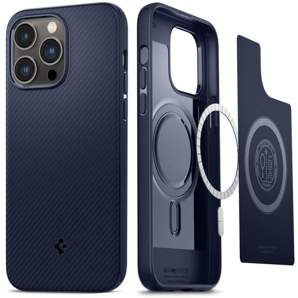 Spigen iPhone 14 Pro Mag Armor Navy Blue (ACS04990) - зображення 1