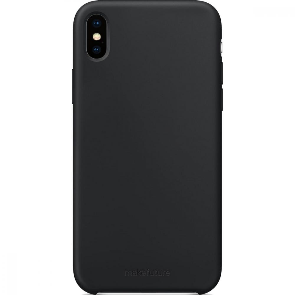 MakeFuture Silicone Case iPhone XS Black (MCS-AIXSBK) - зображення 1