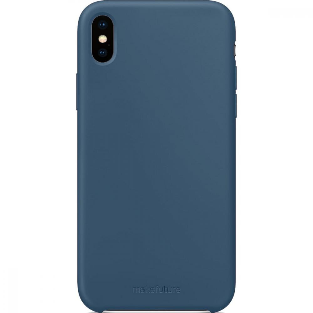 MakeFuture Silicone Case iPhone XS Max Blue (MCS-AIXSMBL) - зображення 1