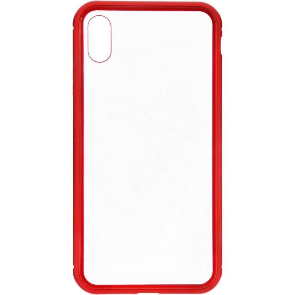 ArmorStandart Magnetic case iPhone XS Max Clear/Red (ARM53391) - зображення 1