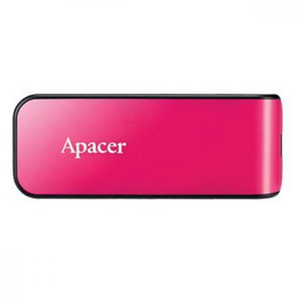 Apacer 32 GB AH334 Pink USB 2.0 (AP32GAH334P-1) - зображення 1