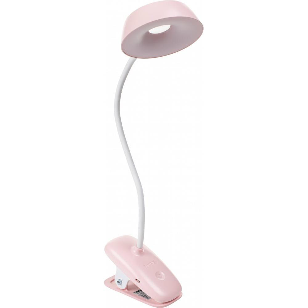 Philips LED Reading Donutclip Pink акумуляторна (929003179627) - зображення 1