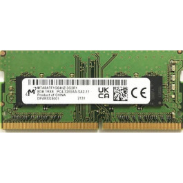 Micron 8 GB SO-DIMM DDR4 3200 MHz (MTA8ATF1G64HZ-3G2R1)